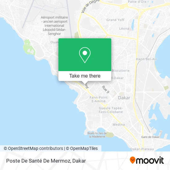 Poste De Santé De Mermoz map