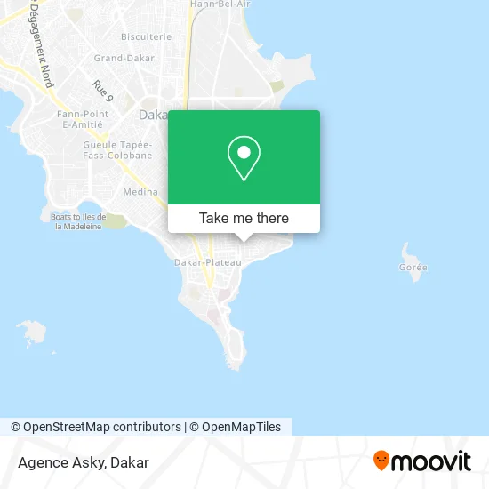 Agence Asky map