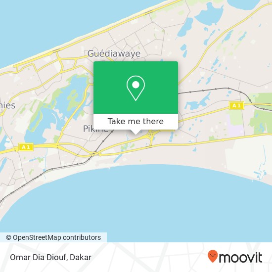 Omar Dia Diouf map