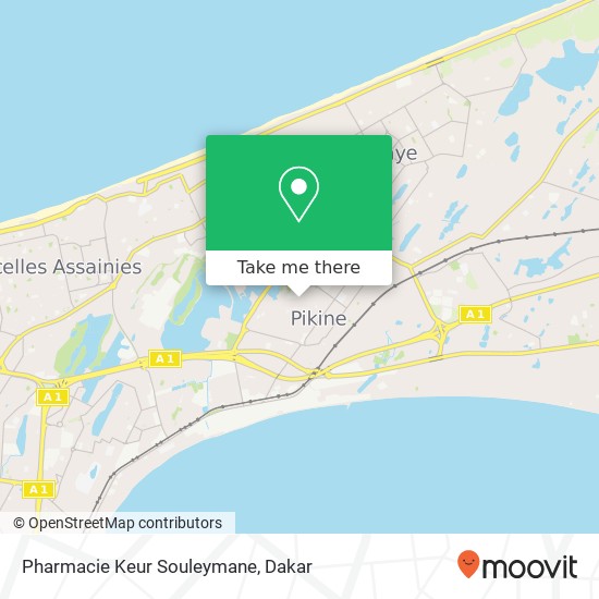 Pharmacie Keur Souleymane map