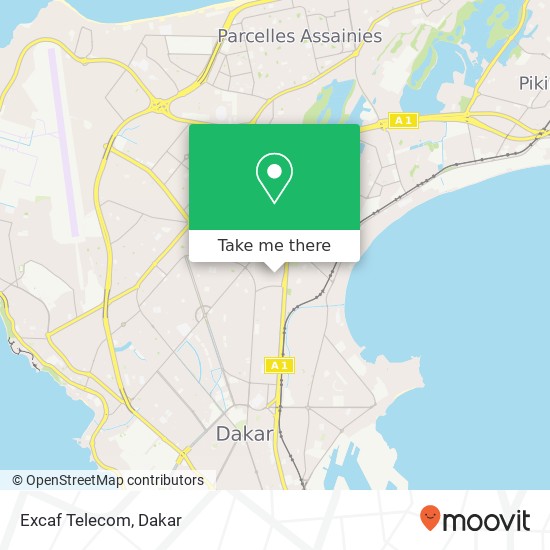 Excaf Telecom map