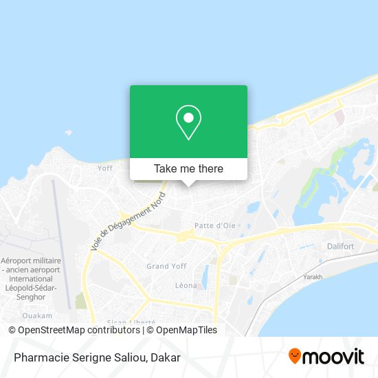 Pharmacie Serigne Saliou map