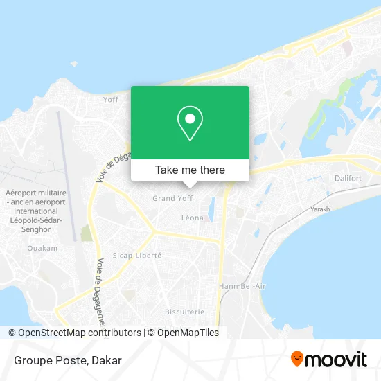 Groupe Poste map