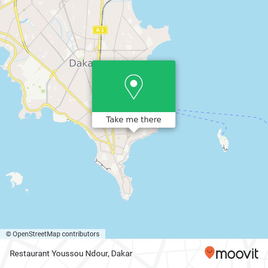 Restaurant Youssou Ndour map