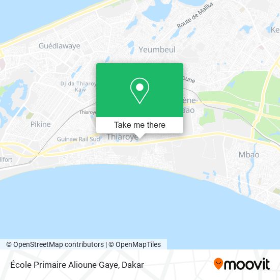 École Primaire Alioune Gaye map