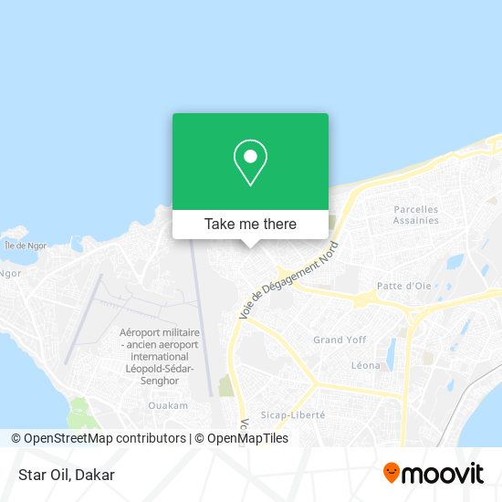 Star Oil map