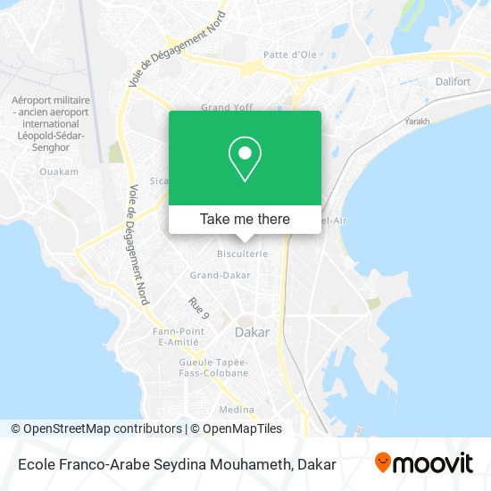 Ecole Franco-Arabe Seydina Mouhameth map