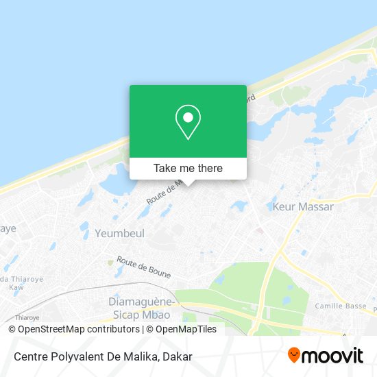 Centre Polyvalent De Malika map