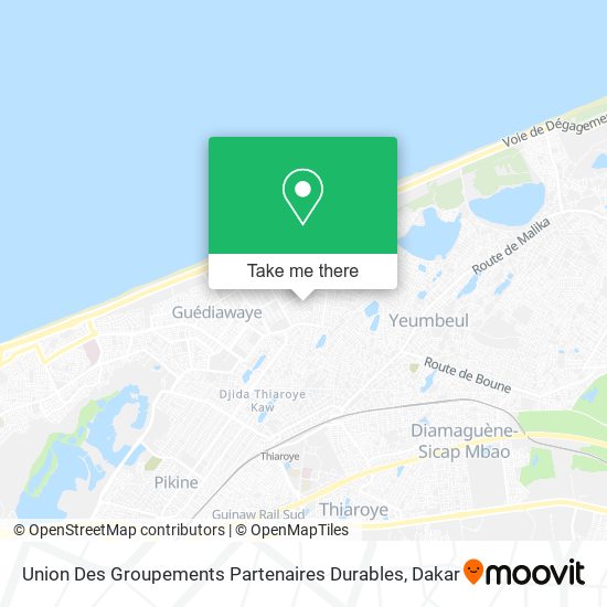 Union Des Groupements Partenaires Durables map