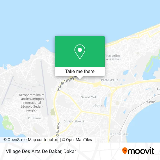 Village Des Arts De Dakar map