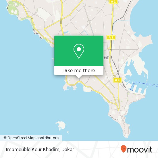 Impmeuble Keur Khadim map