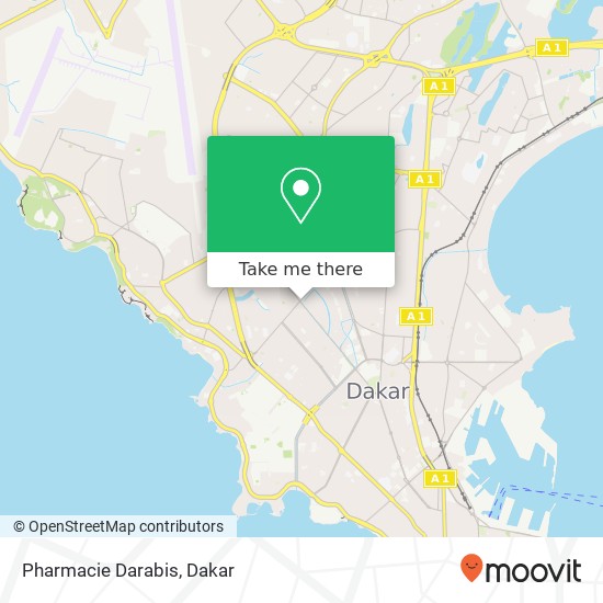 Pharmacie Darabis map