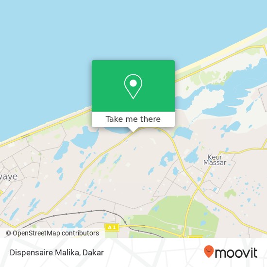 Dispensaire Malika map