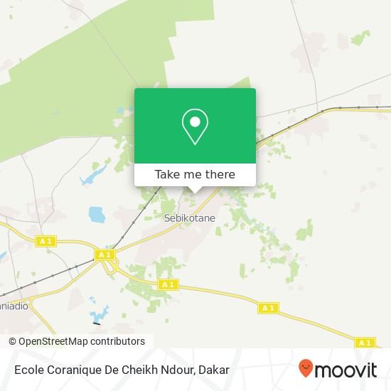 Ecole Coranique De Cheikh Ndour map