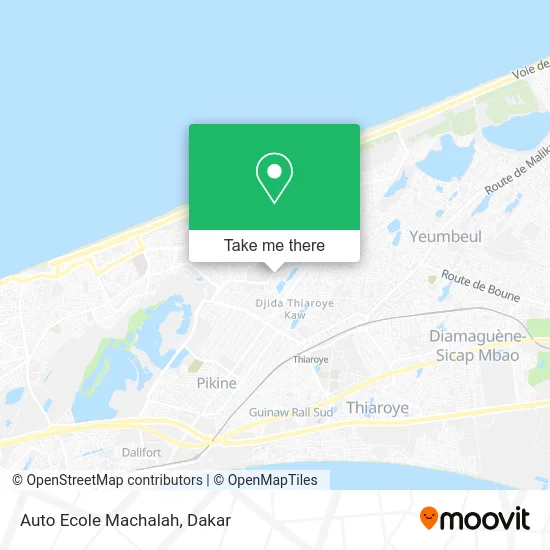 Auto Ecole Machalah map