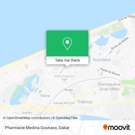 Pharmacie Medina Gounass map