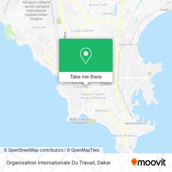 Organisation Internationale Du Travail map