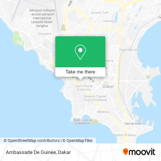 Ambassade De Guinée map