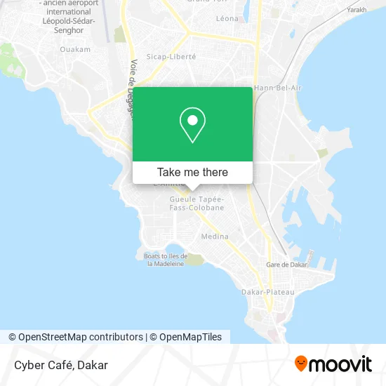 Cyber Café map
