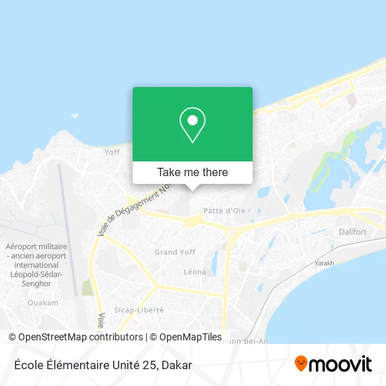 École Élémentaire Unité 25 map