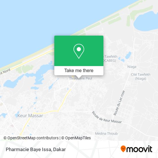 Pharmacie Baye Issa map