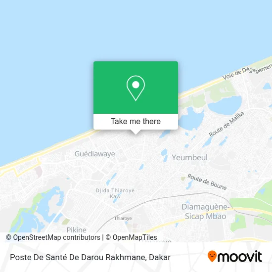 Poste De Santé De Darou Rakhmane map