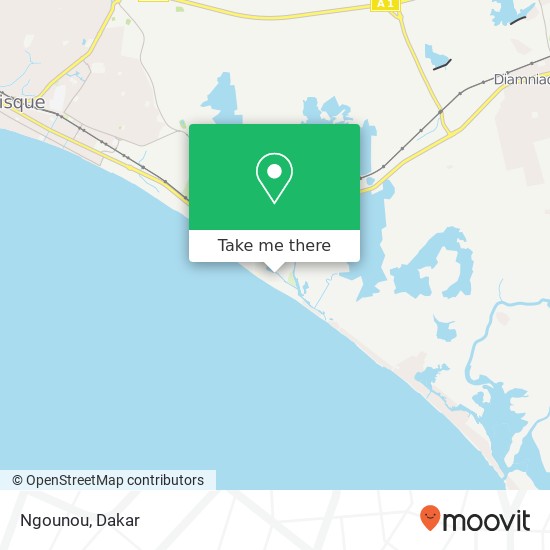 Ngounou map