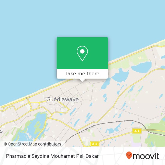 Pharmacie Seydina Mouhamet Psl map