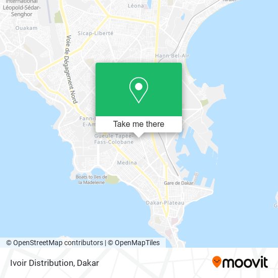 Ivoir Distribution map