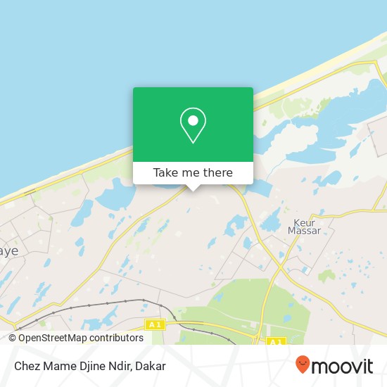 Chez Mame Djine Ndir map