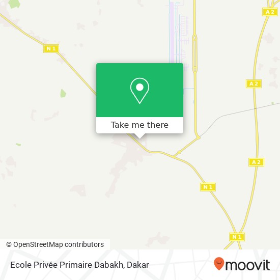Ecole Privée Primaire Dabakh map