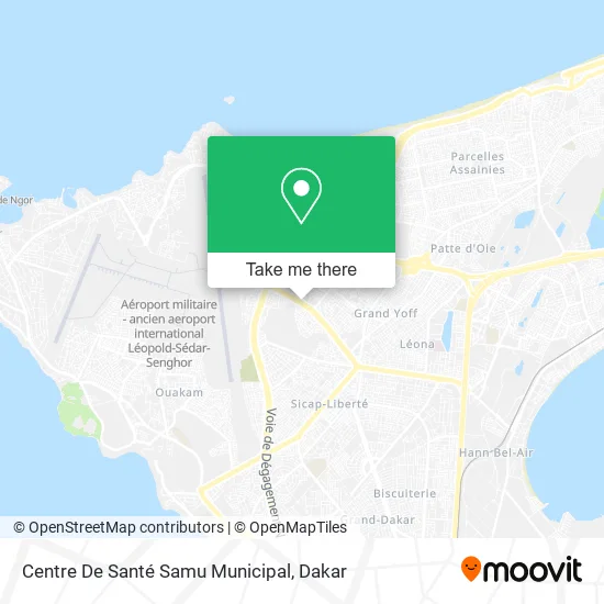 Centre De Santé Samu Municipal map