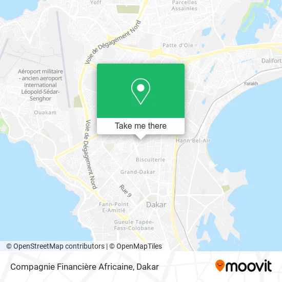 Compagnie Financière Africaine map