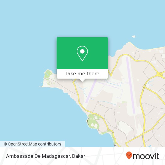 Ambassade De Madagascar map