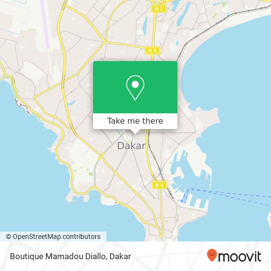 Boutique Mamadou Diallo map