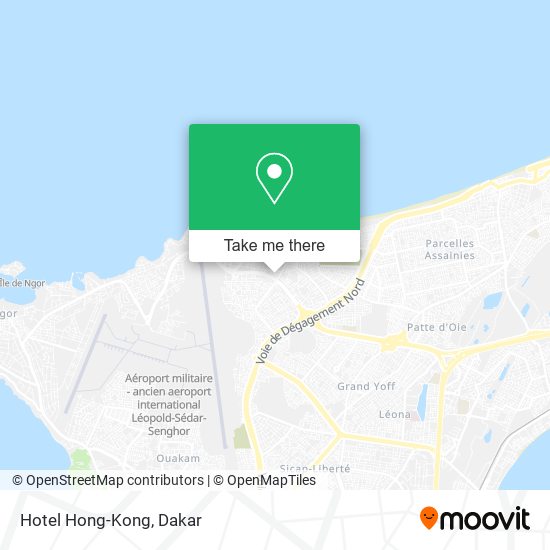 Hotel Hong-Kong map