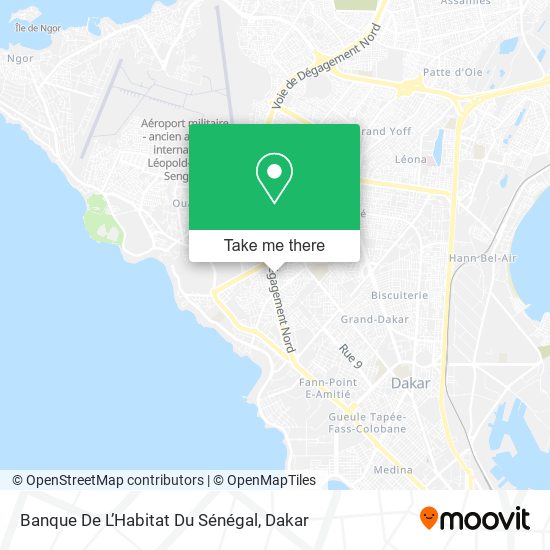Banque De L’Habitat Du Sénégal map