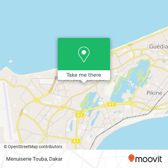 Menuiserie Touba map
