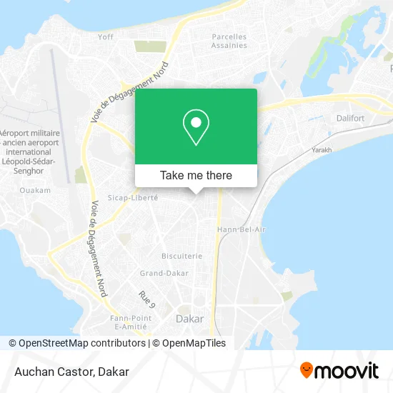 Auchan Castor map