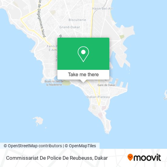 Commissariat De Police De Reubeuss map