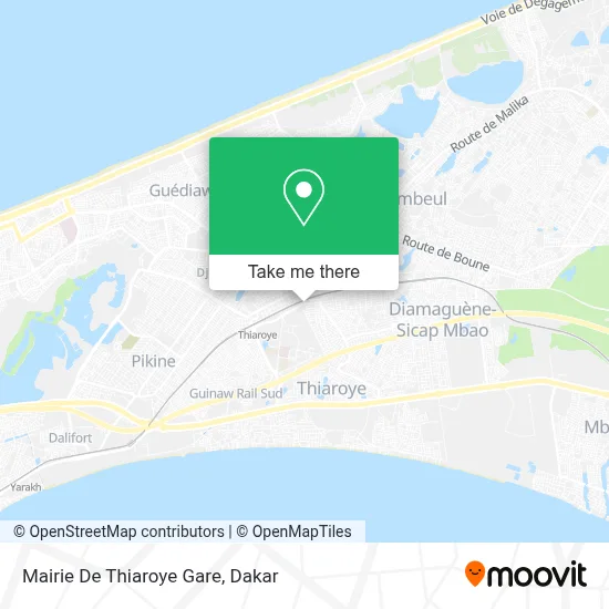 Mairie De Thiaroye Gare map