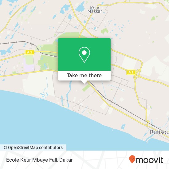 Ecole Keur Mbaye Fall map