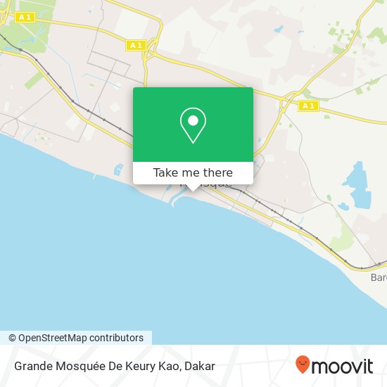 Grande Mosquée De Keury Kao map