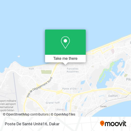 Poste De Santé Unité16 map
