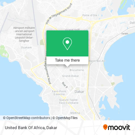 United Bank Of Africa map