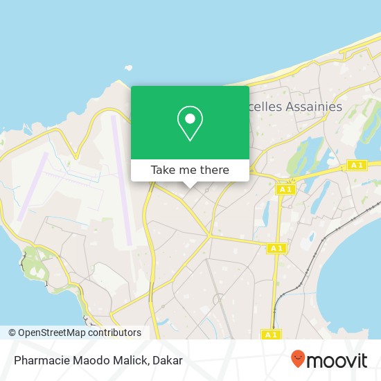 Pharmacie Maodo Malick map