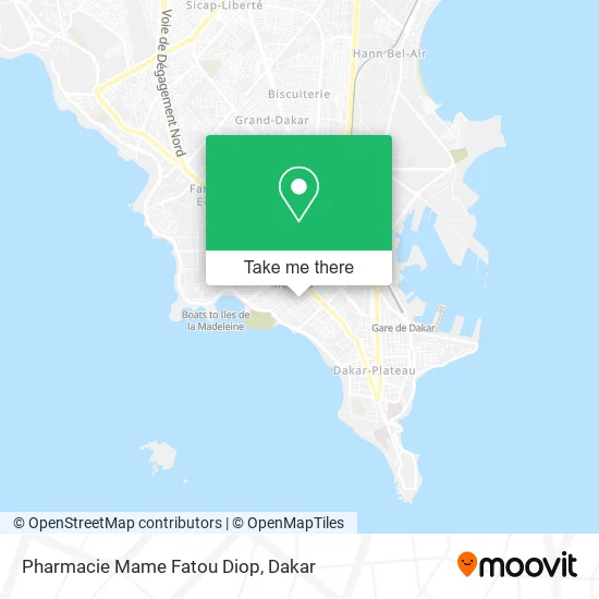 Pharmacie Mame Fatou Diop map