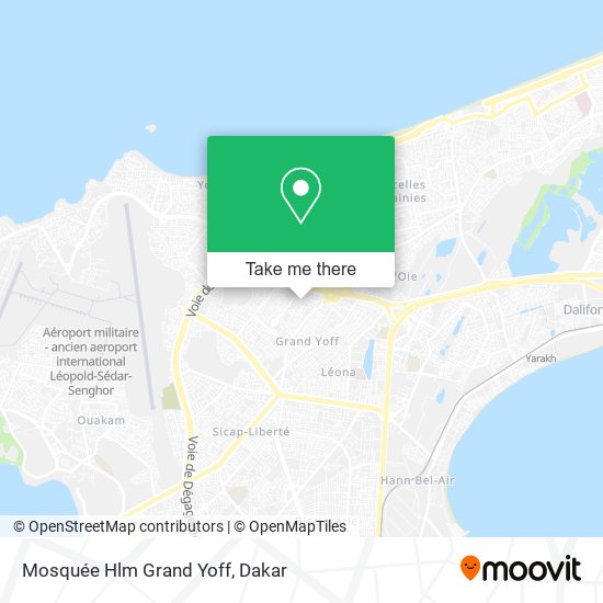 Mosquée Hlm Grand Yoff map