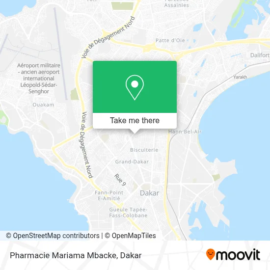 Pharmacie Mariama Mbacke map