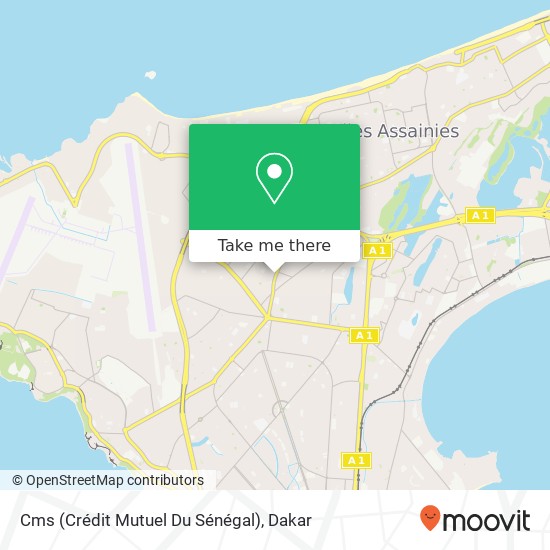 Cms (Crédit Mutuel Du Sénégal) map